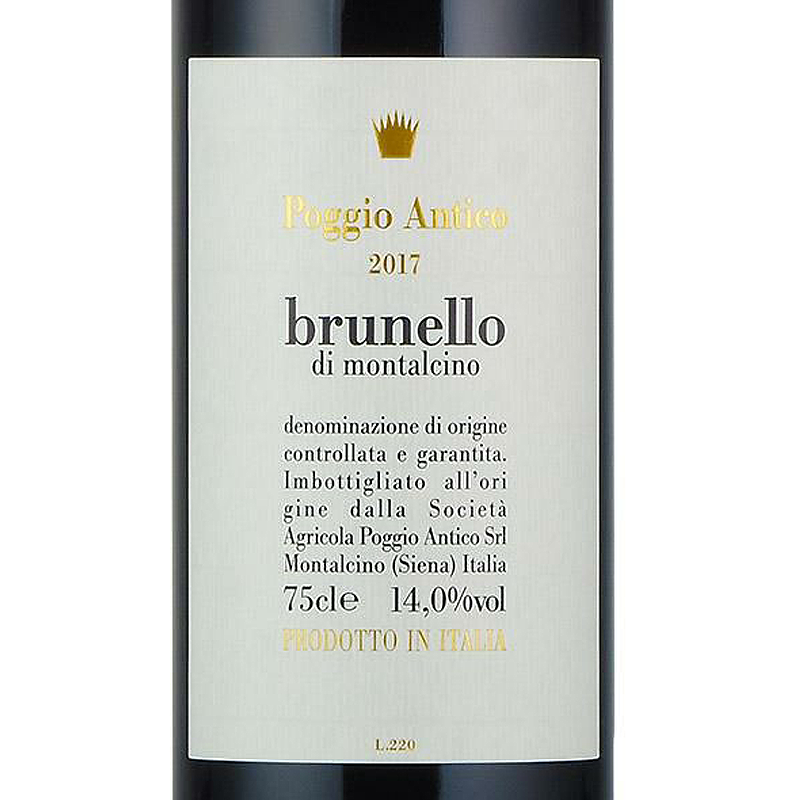 Poggio Antico Brunello di Montalcino 2017 750ml 