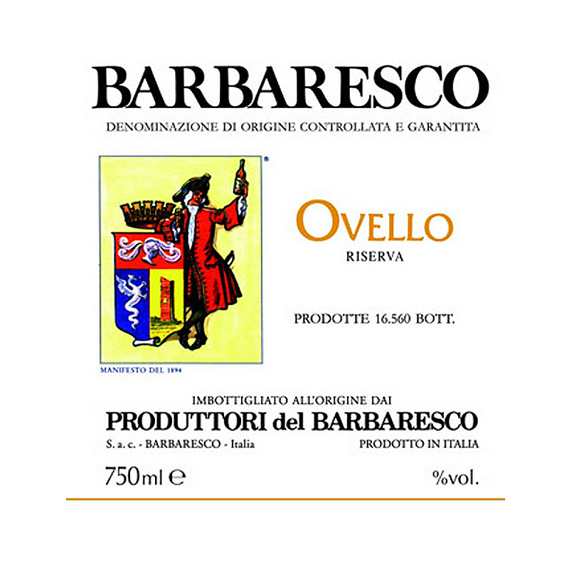 Produttori del Barbaresco Barbaresco Riserva Ovello 2017 750ml 