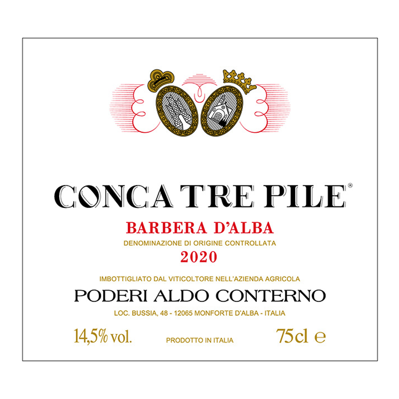 Aldo Conterno Barbera D'Alba Conca Tre Pile 2020