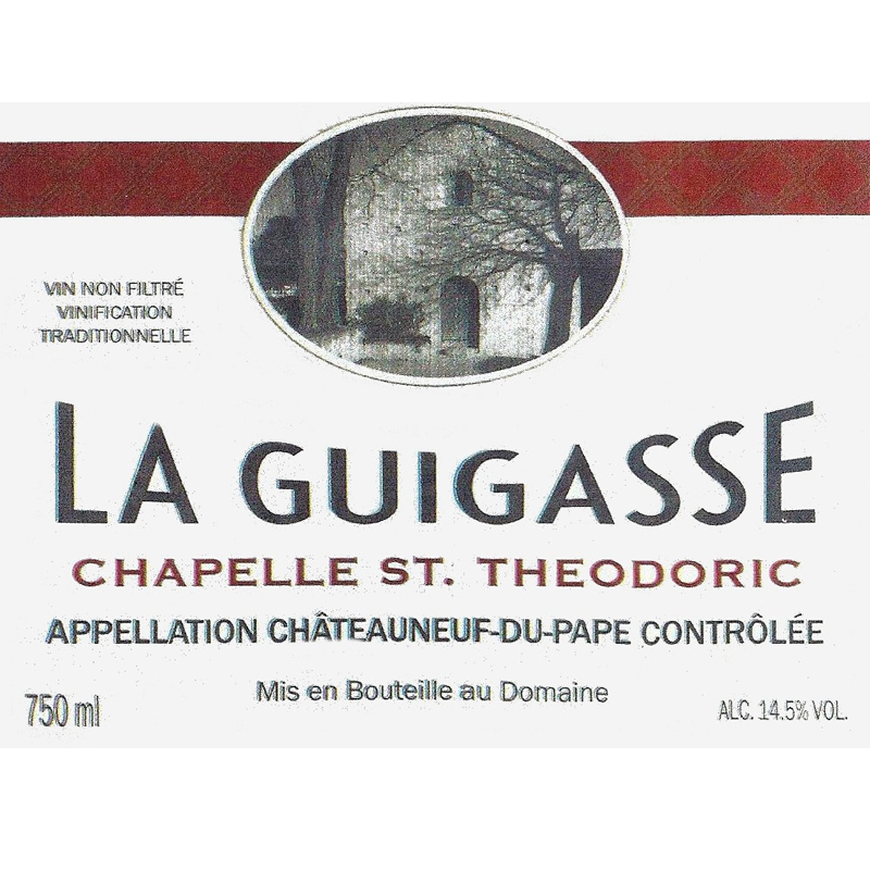 Chapelle Saint Theodoric Chateauneuf du Pape La Guigasse 2020 750ml