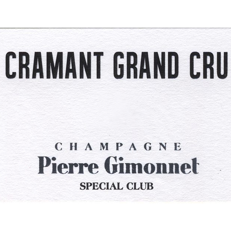 Pierre Gimonnet Special Club "Cramant" Grand Cru Extra Brut 2016 750ml