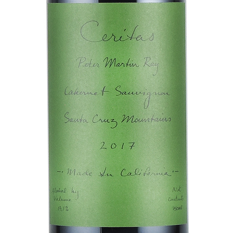 Ceritas Cabernet Sauvignon Peter Martin Ray Vineyard 2017 750ml 