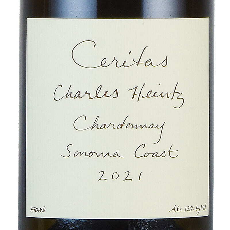 Ceritas Chardonnay Charles Heintz Vineyard 2021 750ml