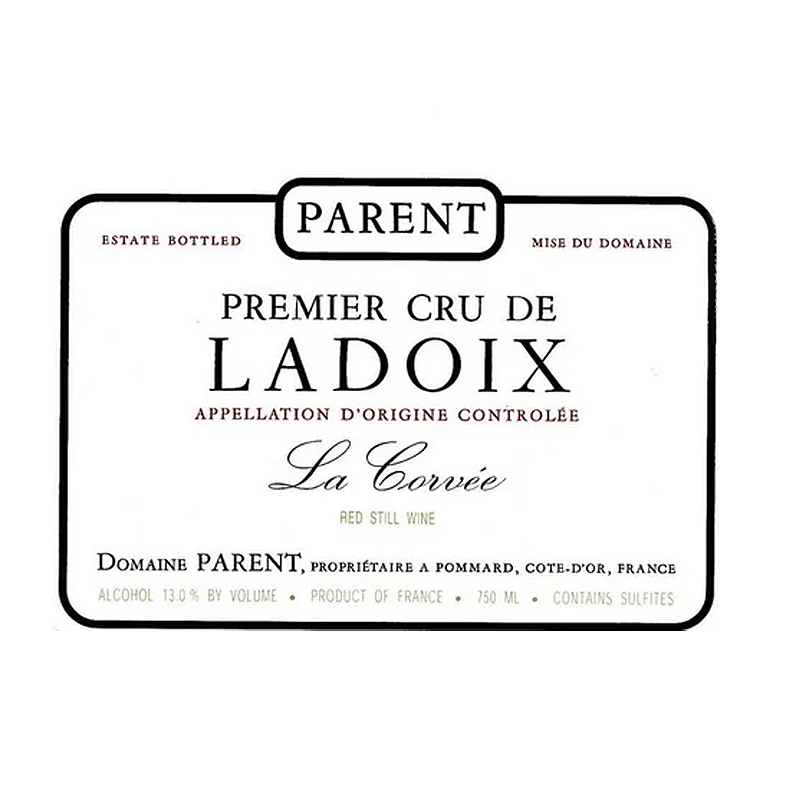 Domaine Parent Ladoix premier cru la Corvee Rouge 2014 750ml