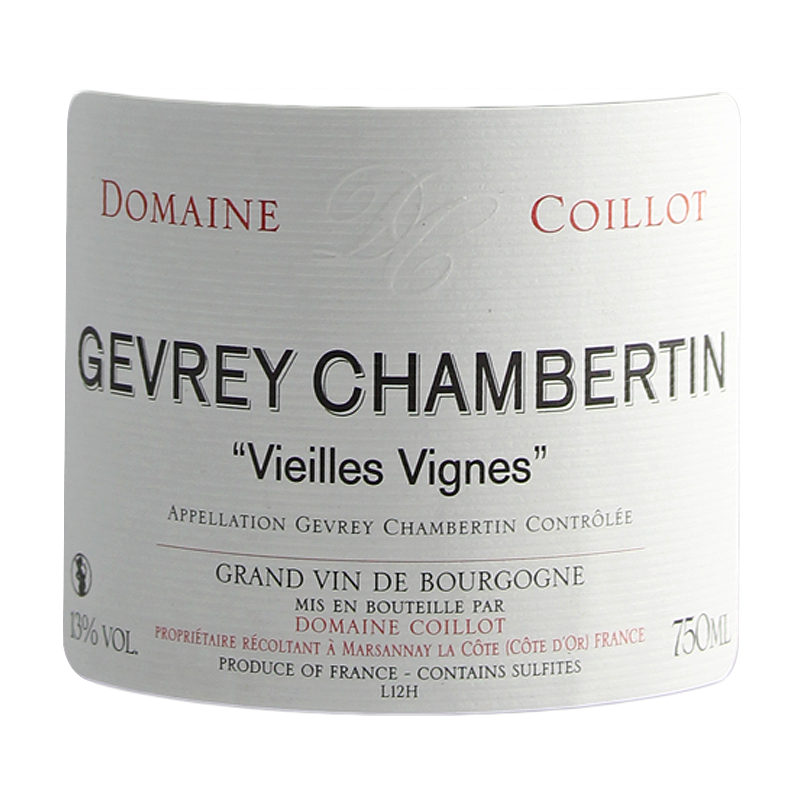 Domaine Coillot Gevrey Chambertin VV 2021 750ml