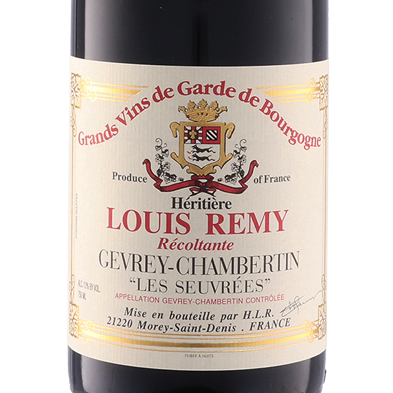 Domaine Louis Remy Gevrey Chambertin Les Seuvrees 2018 750ml