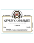 Domaine Harmand Geoffroy Gevrey Chambertin En Jouise 2021 750ml