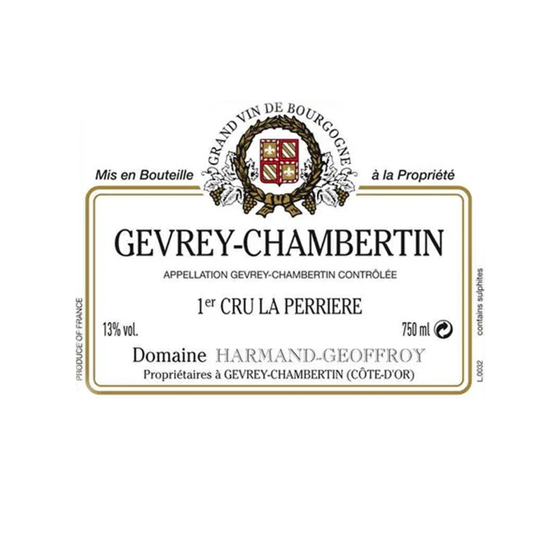 Domaine Harmand Geoffroy Gevrey Chambertin 1Er Cru La Perriere 2021 750ml