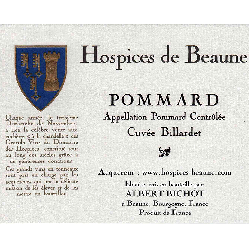 Hospices De Beaune Pommard Cuvee Billardet 2020 750ml