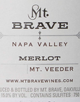 Mt Brave Merlot 2019 750ml